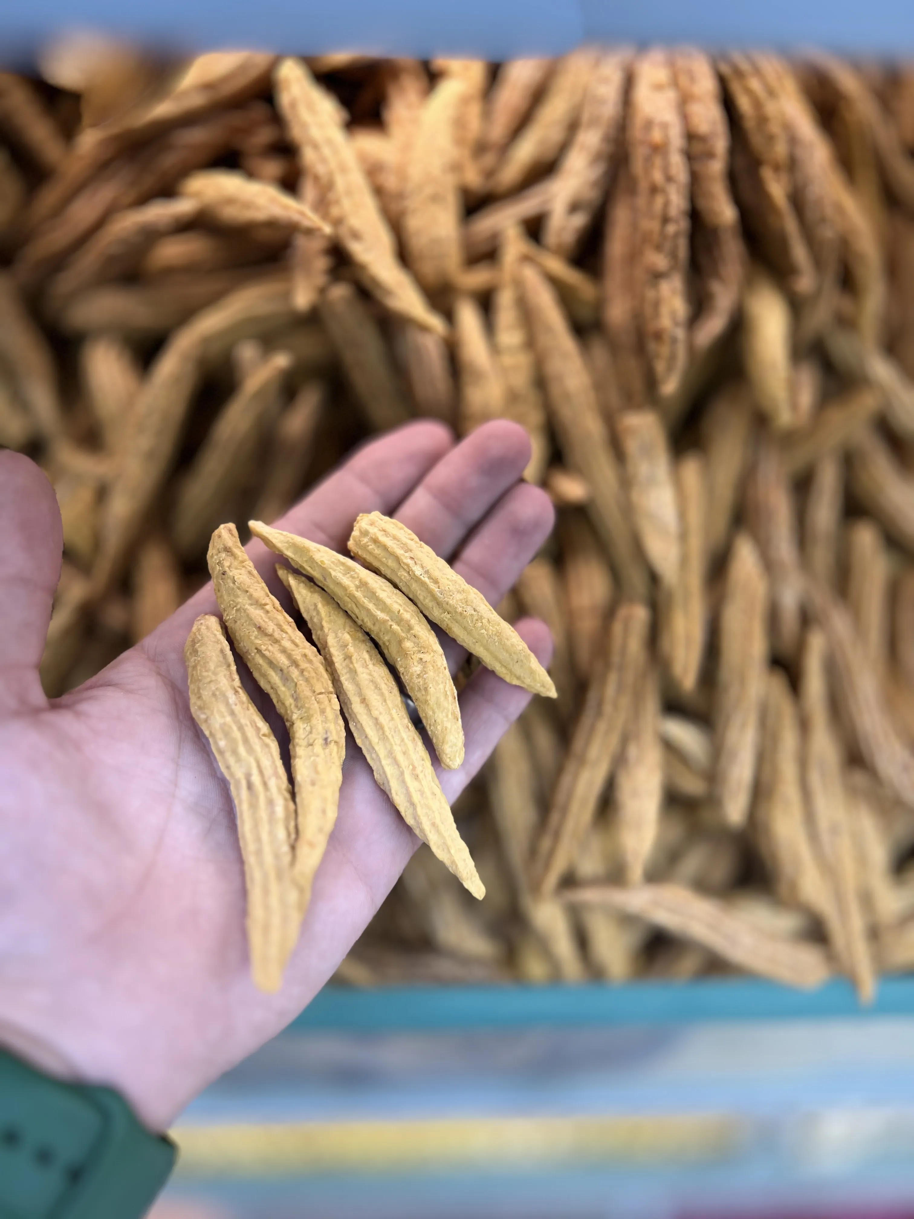 QDF DRIED PEACH ROLLED (KHOBANI CHAPLI) 500 GWT