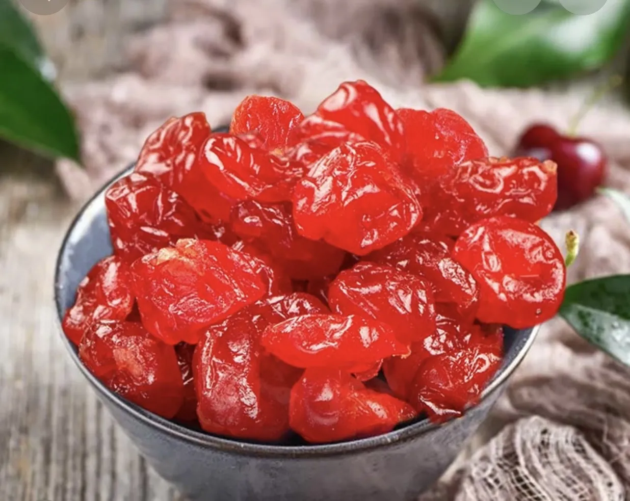 QDF DRIED RED CHERRY 500 GWT